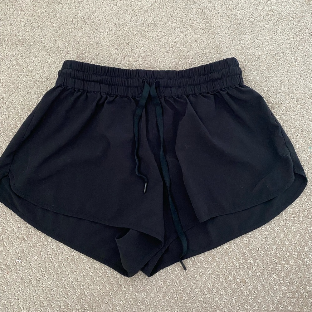 Size small, black TNA shorts
